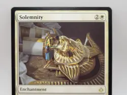 Solemnity HOU 022/199 Rare MTG Hour of Devastation LP Magic the Gathering - Image 2