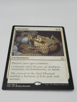 Solemnity HOU 022/199 Rare MTG Hour of Devastation LP Magic the Gathering - Image 5