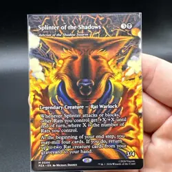 Splinter of The Shadows - Ashcoat of The Shadow Swarm (Borderless) TMNT MTG - Image 2