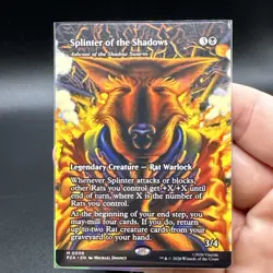 Splinter of The Shadows - Ashcoat of The Shadow Swarm (Borderless) TMNT MTG - Image 3