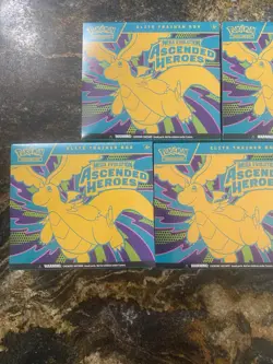 Pokemon Mega Evolution Ascended Heroes ETB New Unopened 5X Factory Sealed - Image 2