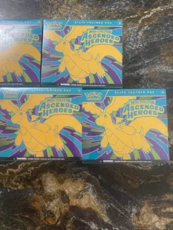 Pokemon Mega Evolution Ascended Heroes ETB New Unopened 5X Factory Sealed - Image 3