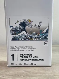 Pokemon Great Wave Pikachu & Friends Playmat NEW IN BOX Pokemon Center Exclusive - Image 3