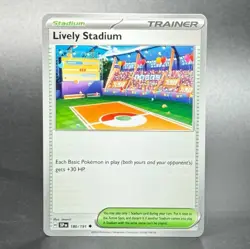 Pokemon Scarlet & Violet: Surging Sparks #180/191 Lively Stadium - Image 1