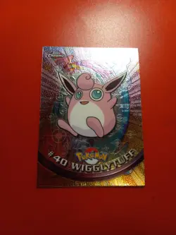 1999 Topps Blue Logo Wigglytuff #40 - Pokemon TV Animation Edition LP NM-MINT. - Image 1