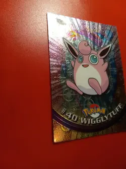 1999 Topps Blue Logo Wigglytuff #40 - Pokemon TV Animation Edition LP NM-MINT. - Image 2