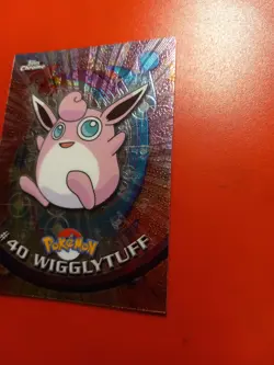 1999 Topps Blue Logo Wigglytuff #40 - Pokemon TV Animation Edition LP NM-MINT. - Image 3