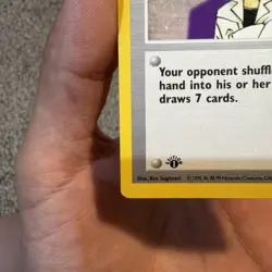 Pokemon Card - Imposter Professor Oak 1st Edition Base Set Shadowless 73/102 - Image 5