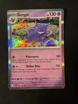 Pokemon TCG Gengar 94/165 Holo Scarlet & Violet 151 Card NM - Image 1