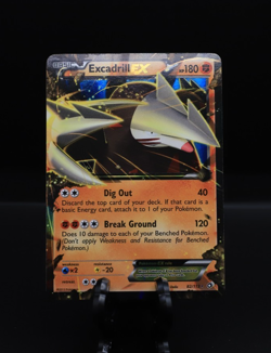 Pokemon TCG - Excadrill EX 82/113 Legendary Treasures Ultra Rare Holo NM - Image 1