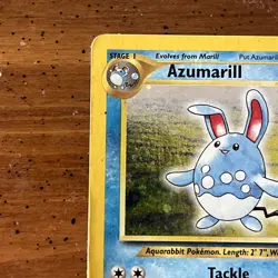 Pokemon TCG Azumarill Neo Genesis 2/111 Holo Unlimited Holo Rare - Image 4