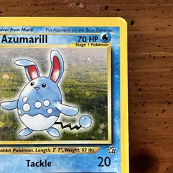 Pokemon TCG Azumarill Neo Genesis 2/111 Holo Unlimited Holo Rare - Image 5