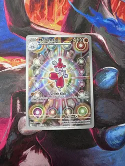 Pokemon Medicham Full Art Holo ASC 241/217 120 HP English Card - Image 2
