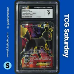 2016 POKEMON XY FATES COLLIDE #119/124 UMBREON EX FULL ART ULTRA RARE CGC 9 - Image 1