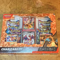 Pokemon Charizard ex Premium Collection (SEALED) Shiny Charizard ex and 6 Packs! - Image 1