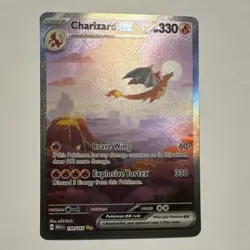 Pokemon Charizard EX 199/165 Scarlet & Violet 151 Illustration Rare Holo 330 HP - Image 1