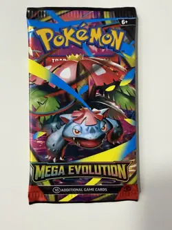 (NEW)🔥 22.57g Pokemon TCG Mega Evolution Booster Pack Factory Sealed✅ - Image 2