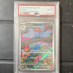 Pokemon Gloom 198/197 SV03 Obsidian Flames Illustration Rare Holo Stage 1 80 HP - Image 2