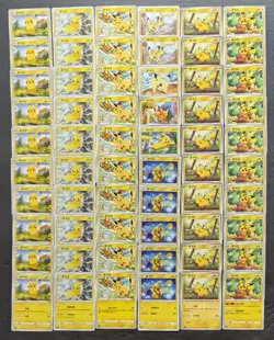 60*Lot Pokemon TCG S-Chinese with 10 different Pikachu #2 JD90 - Image 1