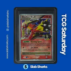 2009 POKEMON PLATINUM SUPREME VICTORS #142/147 BLAZIKEN FB LV.X - Image 1