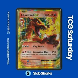 2016 POKEMON XY EVOLUTIONS #12/108 CHARIZARD EX HOLO - Image 1