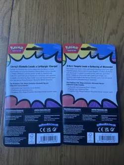 Two Of Sealed Pokemon Mega Evolution Ascended Heroes 2 Pack Blister Larry Erika - Image 2