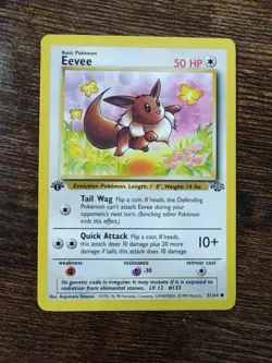 Pokemon Jungle 1st Edition Eevee 51/64 Non Holo - Image 1