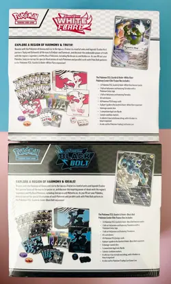 Black Bolt and White Flare Pokemon Center ETB Elite Trainer Box - NEW Sealed - Image 2