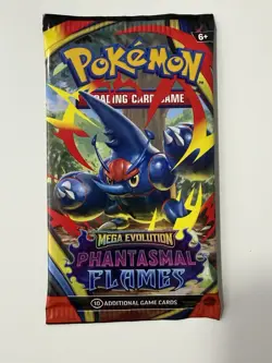 (NEW)🔥 22.39g Pokemon TCG Phantasmal Flames Booster Pack Factory Sealed✅ - Image 2