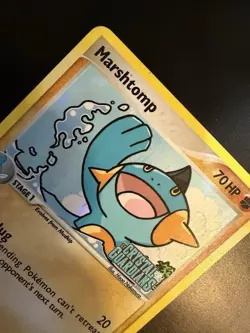 Pokemon TCG Marshtomp 38/100 Crystal Guardian Stamped Reverse Holo Uncommon 2006 - Image 3