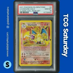 2021 POKEMON SWSH CELEBRATIONS CLASSIC COLLECTION #4/102 CHARIZARD HOLO PSA 10 - Image 1