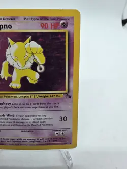 Hypno 8/62 Fossil Set Holo Rare Pokemon TCG 1999 Ken Sugimori LP-MP - Image 4