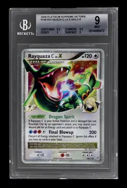 Pokemon TCG 2009 Rayquaza C Lv. X Holo #146 Platinum Supreme Victors BGS 9 - Image 1