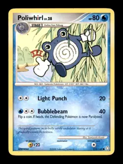 POLIWHIRL 115/146 C LEGENDS AWAKENED POKEMON LP - Image 1