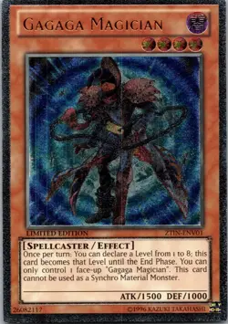 Yugioh Gagaga Magician ZTIN-ENV01 Limited Edition Ultimate Rare NM - Image 1
