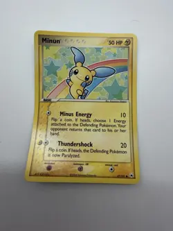 Pokemon TCG Minun EX Hidden Legends Card 67/101 Regular Common (2004) - Image 1