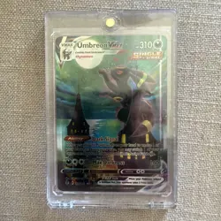 Pokemon TCG Umbreon VMAX Holo Secret Rare Card Evolving Skies 215/203 - Image 1