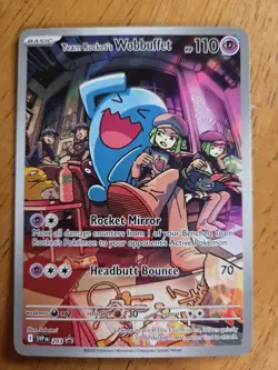 Team Rocket's Wobbuffet 203 Pokemon Card! - Image 1
