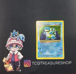 Blastoise Shadowless Base Set Holo Pokemon - Image 1