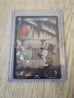 Vibes TCG Lil with Balloon * ARCTIC FOIL * - Legend of the Lils Card 131/150 - Image 1