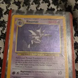 Pokemon Haunter Fossil 6/62 Holo Rare Unlimited Stage 1 TCG Card English - Image 1