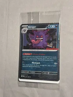 Pokemon TCG Gengar 050/088 Promo Sealed Stamped Gamestop Card Swirl🔥🔥 - Image 2