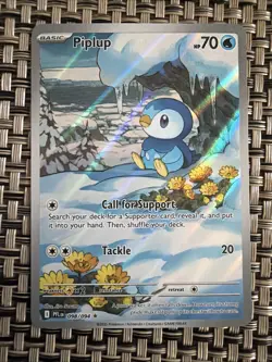 Piplup 98/094 Phantasmal Flame Pokemon Card Reverse Holo - Image 1