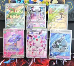 Phantasmal Flames 🔥 NM FULL ART Lot of 6 Cards Pokemon TCG 3 IR / 3 Ultra Rare - Image 1