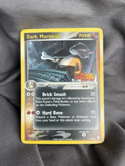 2004 Dark Marowak - 7/109 - Pokemon Ex Team Rocket Returns Reverse Holo Rare - Image 1