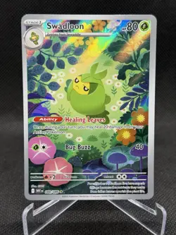 Pokemon TCG White Flare Swadloon Card IR 088/086 - Image 1