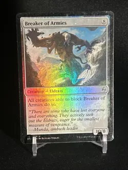 Breaker of Armies -Foil LP English MTG Battle for Zendikar FREE SHIPPING - Image 1