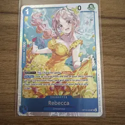 Rebecca OP15-053 SR Adventure on KAMI’s Island ENGLISH ONE PIECE Card NM - Image 1