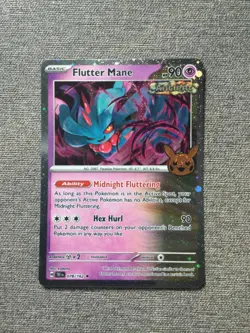Flutter Mane Holo Rare Pokemon 2024 Trick or Trade~NRMint-Pack fresh..#78/162 - Image 1