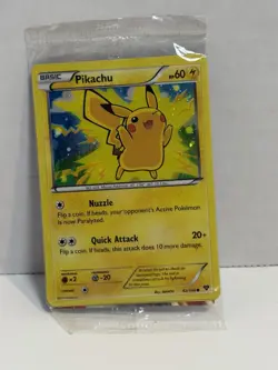 Sealed Pikachu 42/146 Holo Movie Promo XY Pokemon Card - Image 1